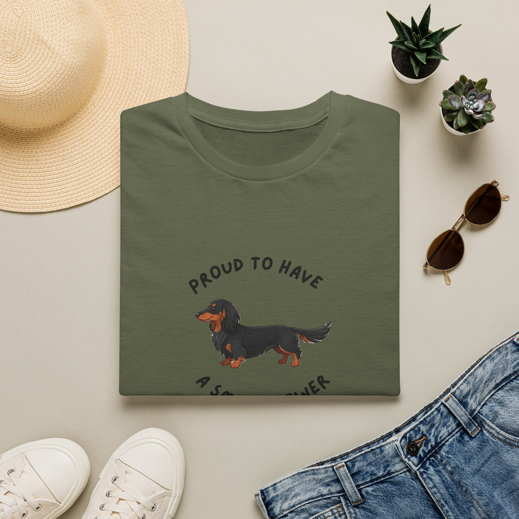 Dachshund T-Shirt — "Proud to Have a Small Weiner" Cute Wiener Dog Tee