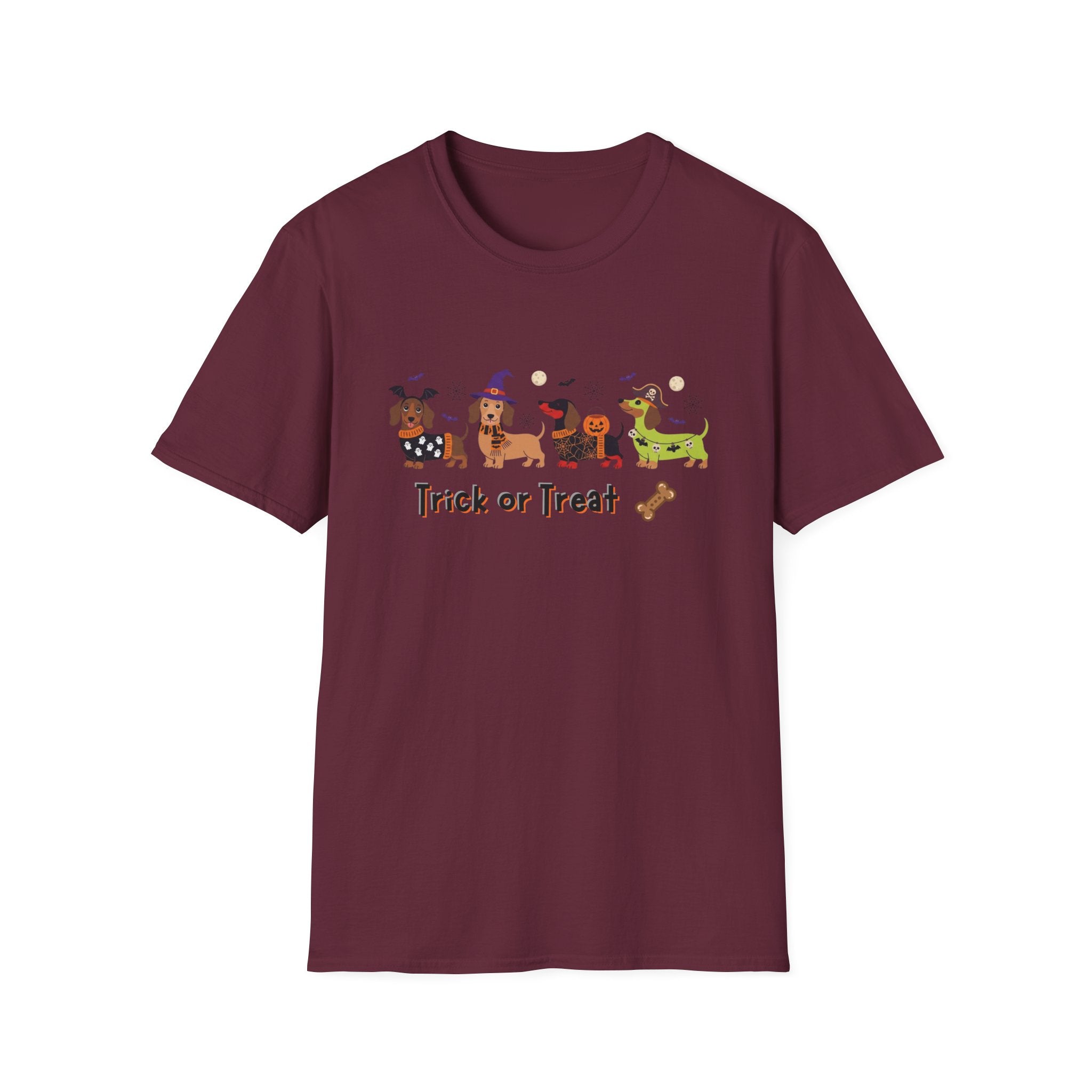Halloween Dachshund T-Shirt — Trick or Treat Wiener Dog Tee