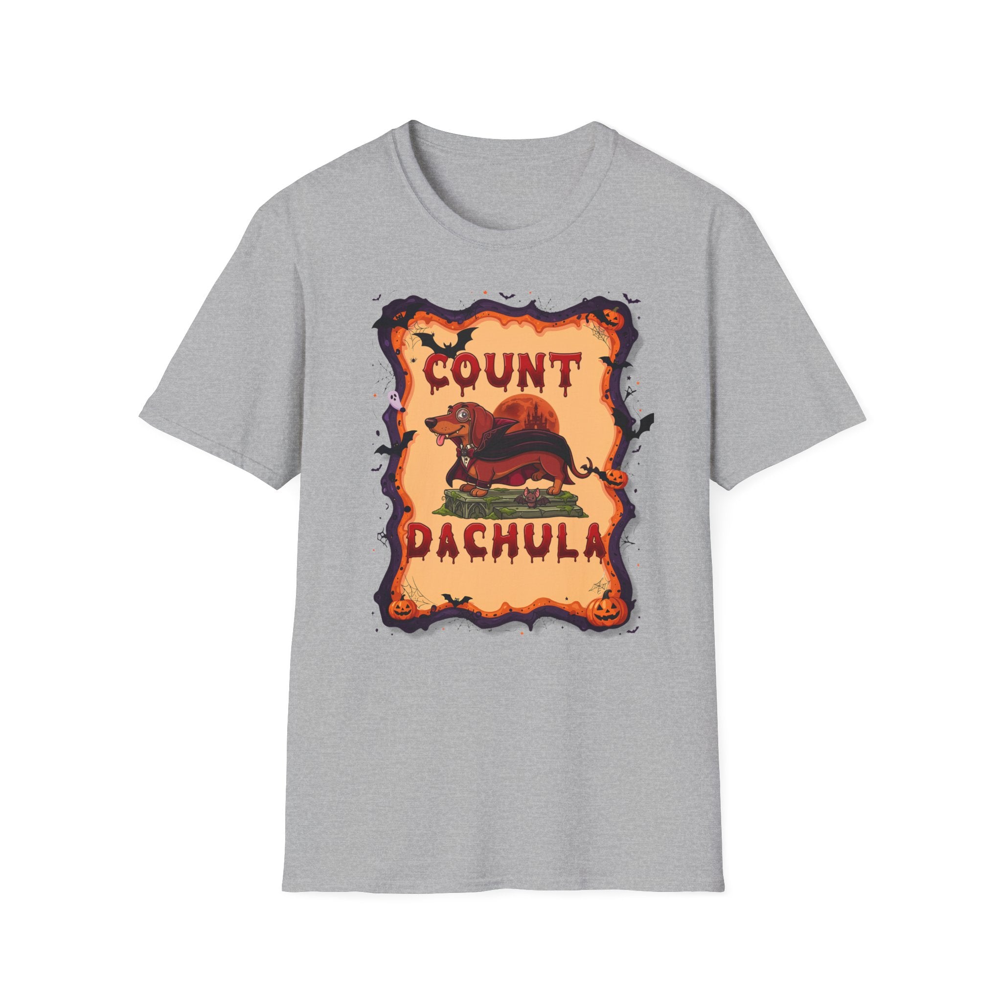 Count Dachula T-Shirt — Funny Halloween Dachshund Tee
