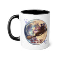 Witch Dog Moon Accent Mug — “My Dog Can Drive Stick” 11oz