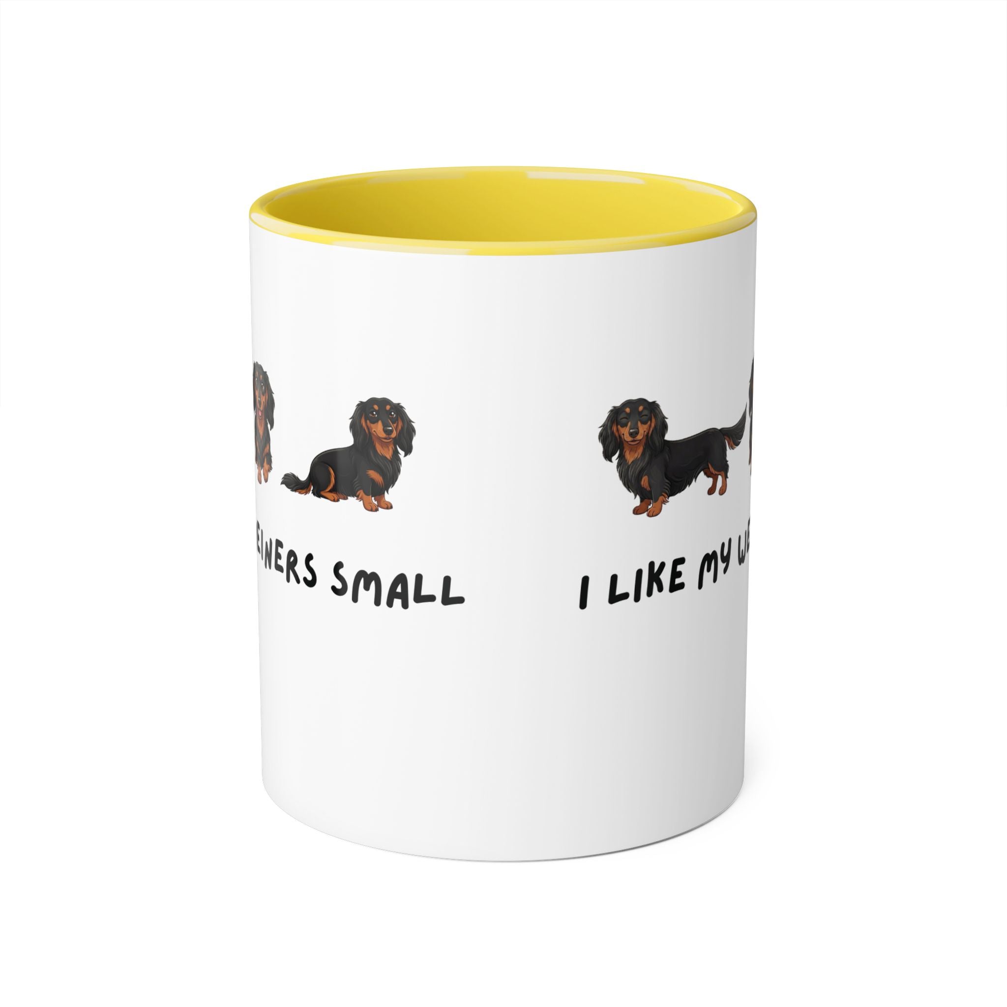 Dachshund Coffee Mug - "I Like My Weiners Small" 11oz Accent Mug