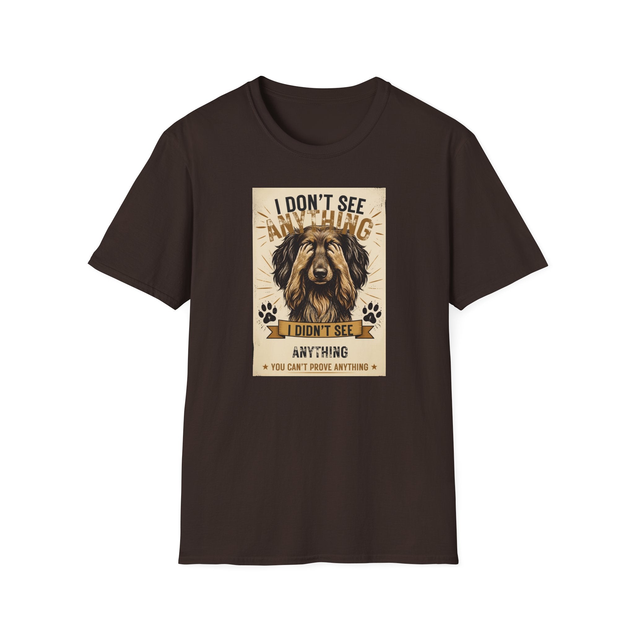 I Don’t See Anything Dachshund T-Shirt — Funny Dog Lover Tee