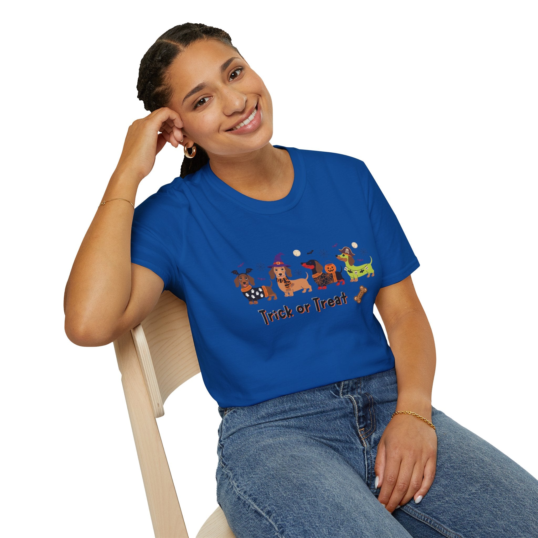 Halloween Dachshund T-Shirt — Trick or Treat Wiener Dog Tee