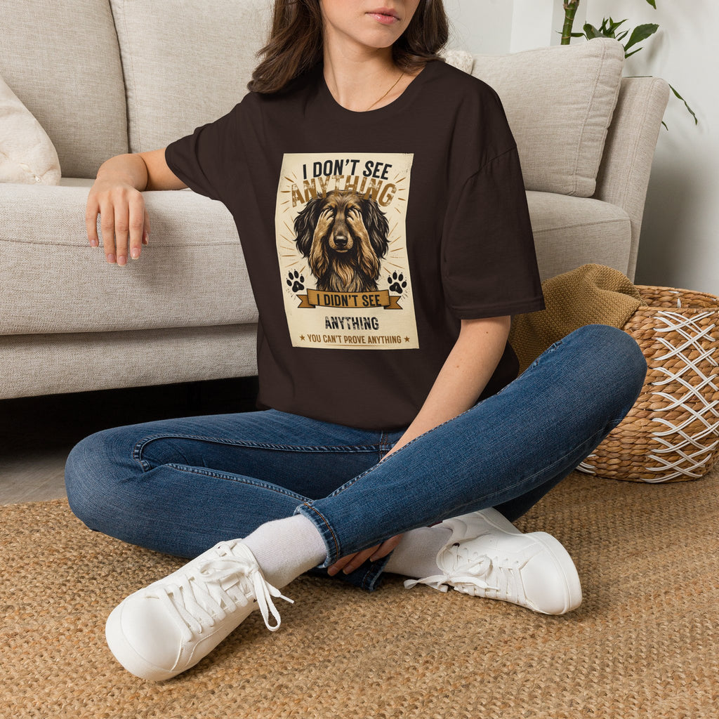 I Don’t See Anything Dachshund T-Shirt — Funny Dog Lover Tee