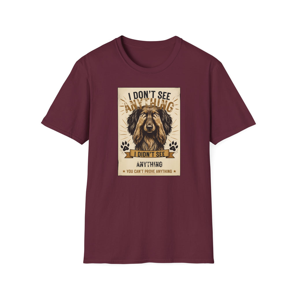 I Don’t See Anything Dachshund T-Shirt — Funny Dog Lover Tee