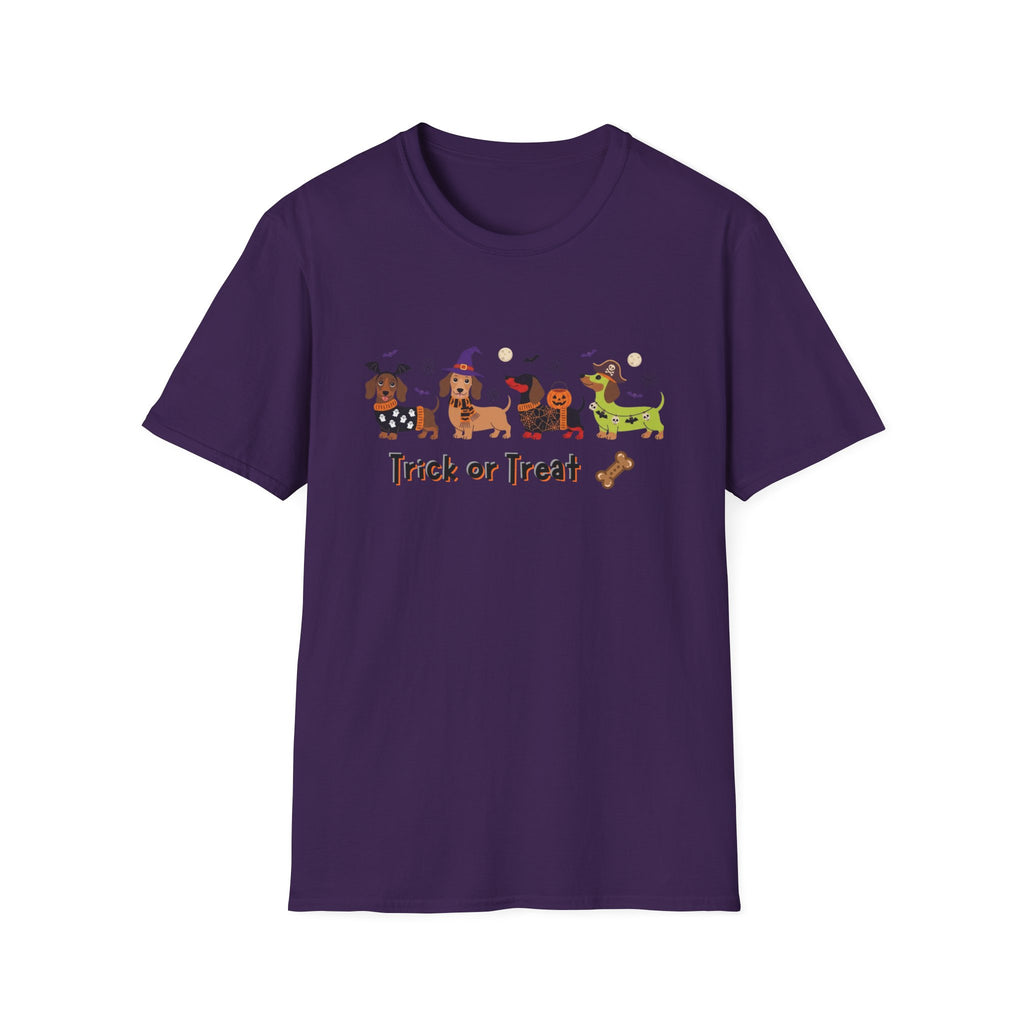 Halloween Dachshund T-Shirt — Trick or Treat Wiener Dog Tee