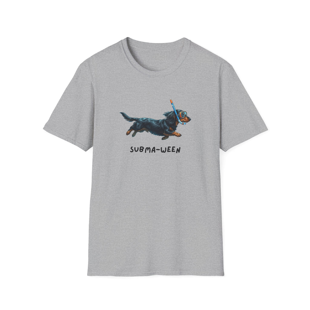 Subma-Ween Dachshund Snorkel Tee — Cute Dog Halloween T-Shirt