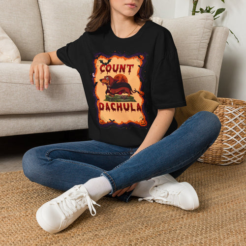 Count Dachula T-Shirt — Funny Halloween Dachshund Tee