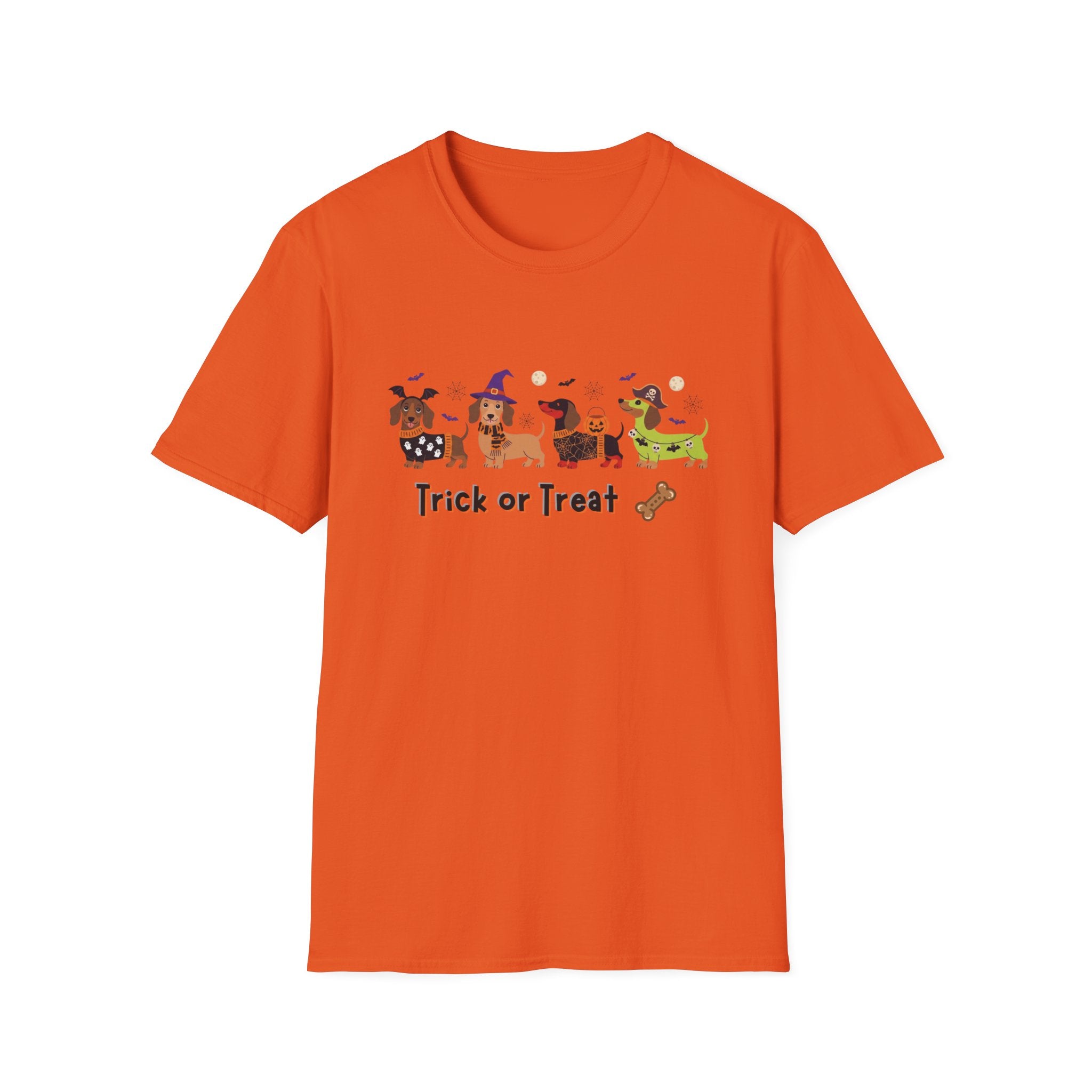 Halloween Dachshund T-Shirt — Trick or Treat Wiener Dog Tee