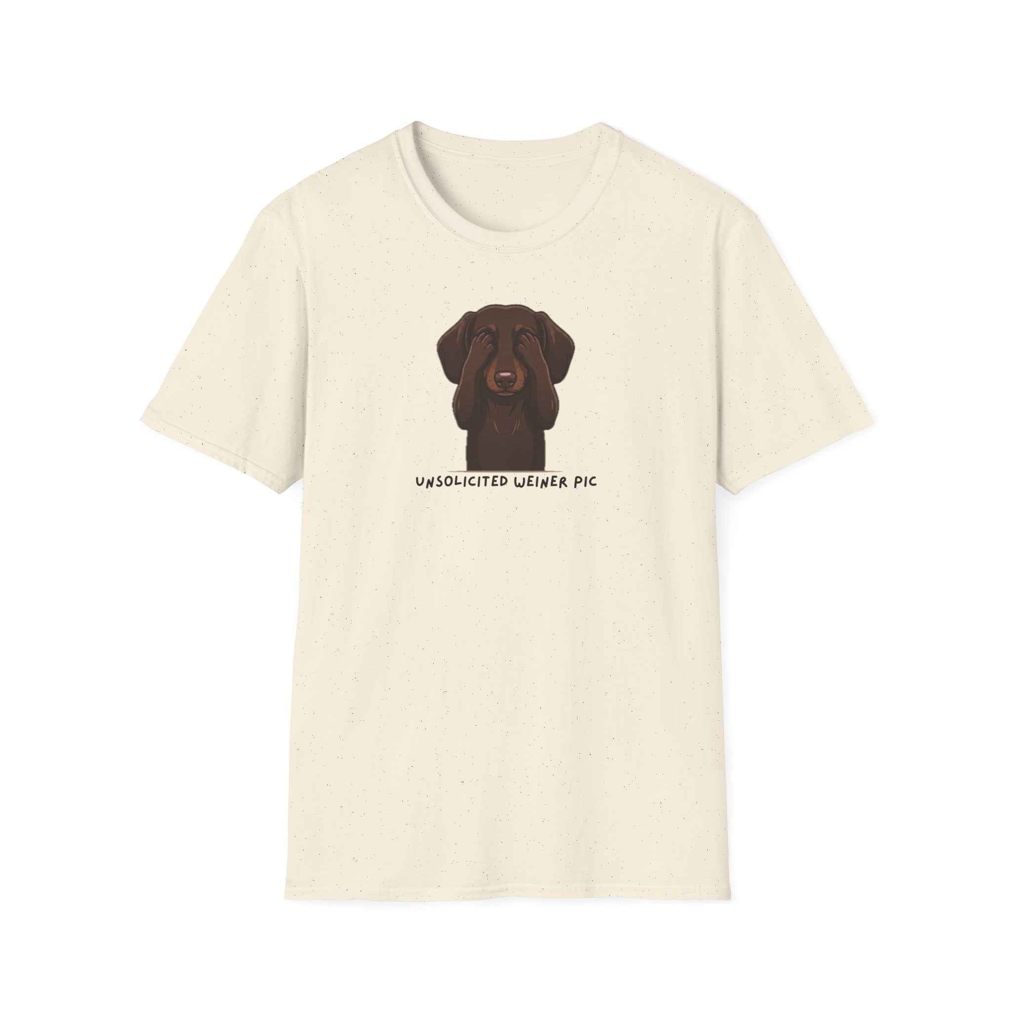 Dog Lover T‑Shirt – "Unsolicited Weiner Pic" Dachshund Graphic Tee