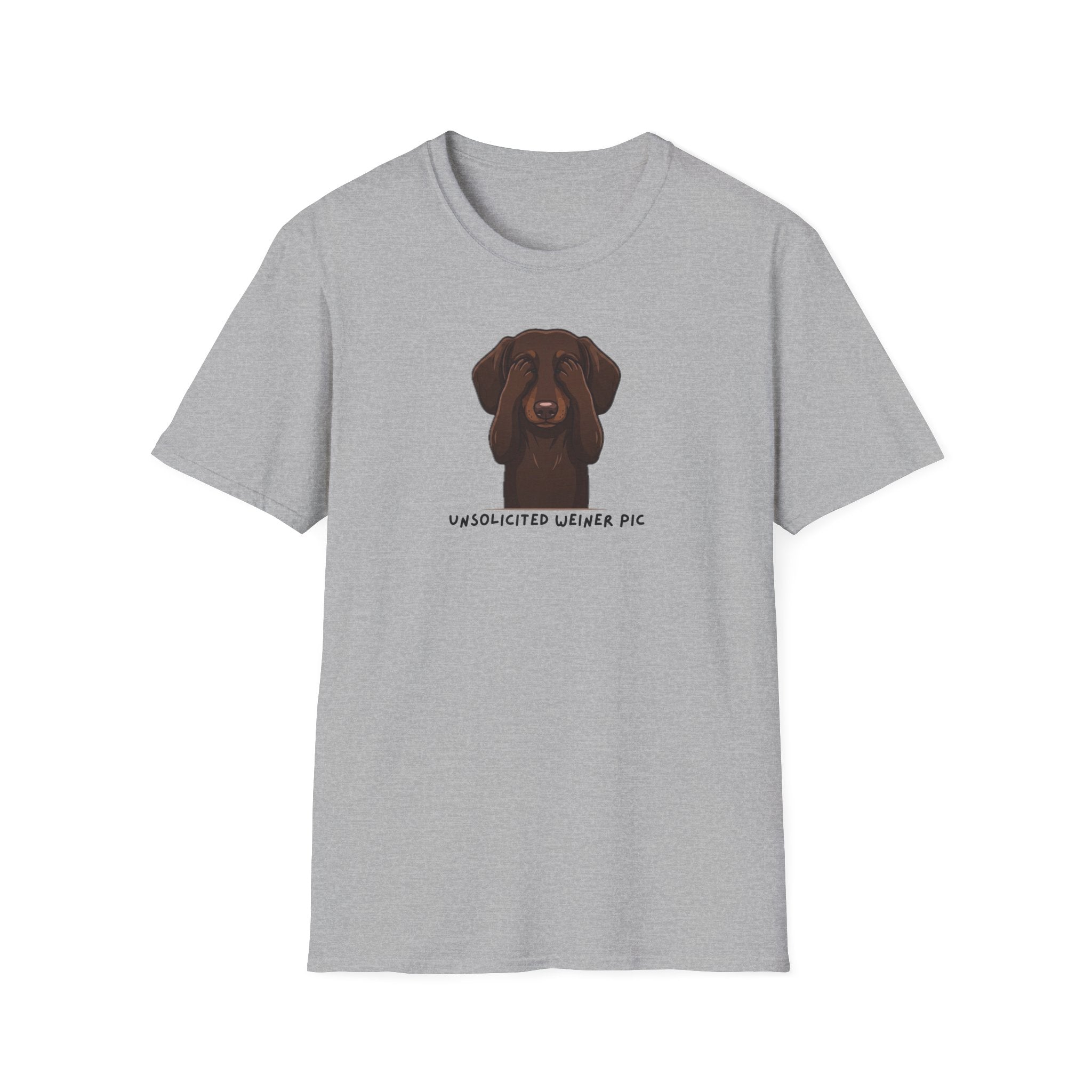 Dog Lover T‑Shirt – "Unsolicited Weiner Pic" Dachshund Graphic Tee