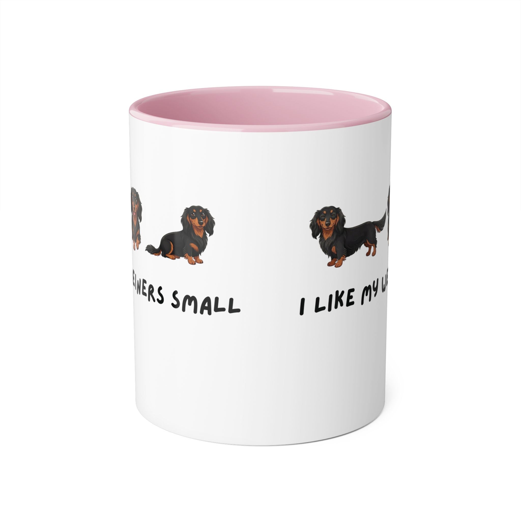 Dachshund Coffee Mug - "I Like My Weiners Small" 11oz Accent Mug