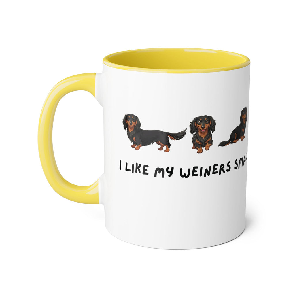 Dachshund Coffee Mug - "I Like My Weiners Small" 11oz Accent Mug