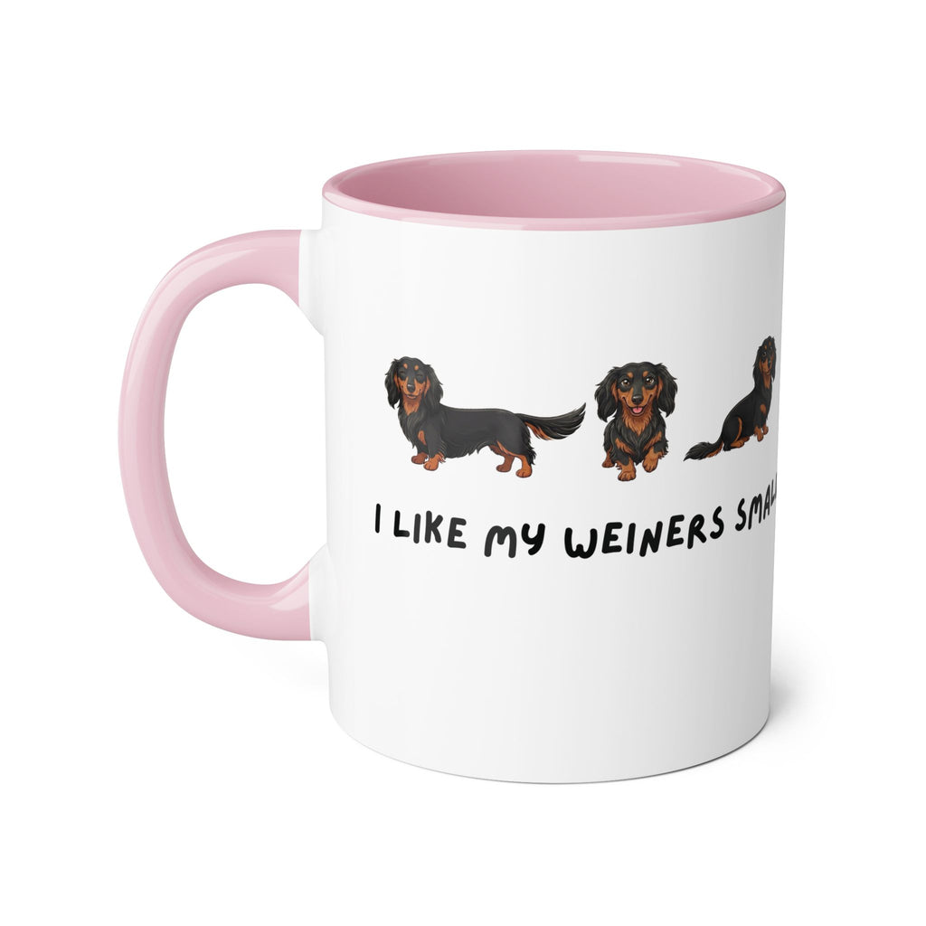 Dachshund Coffee Mug - "I Like My Weiners Small" 11oz Accent Mug