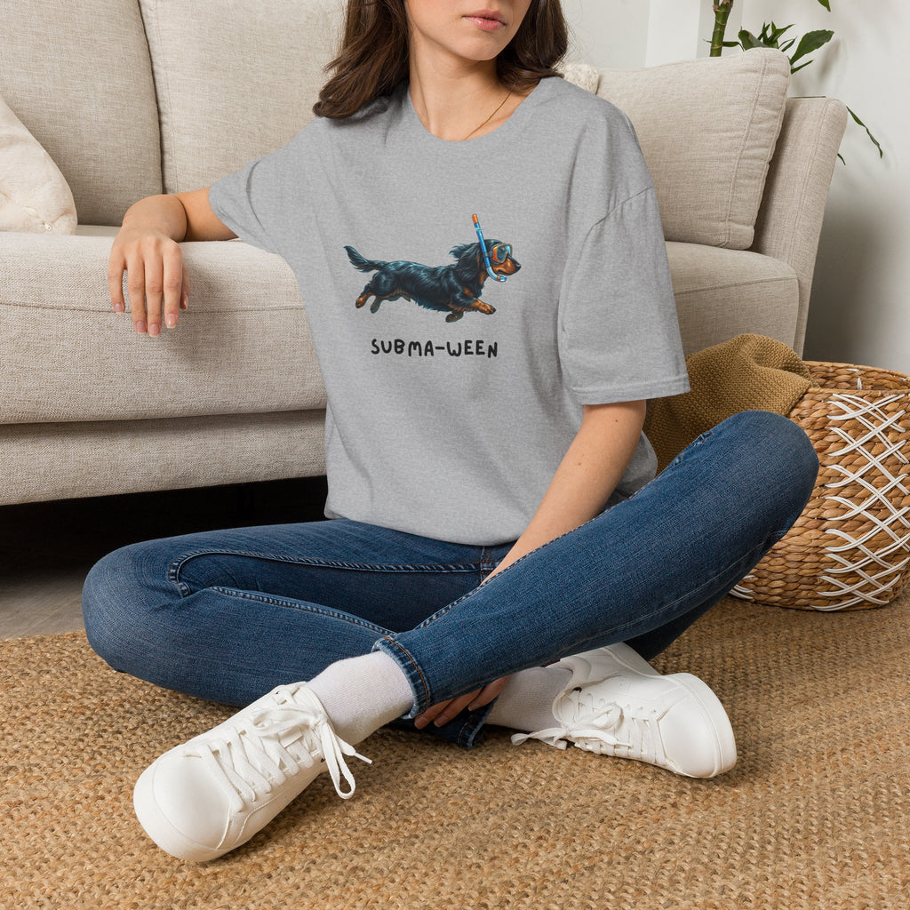 Subma-Ween Dachshund Snorkel Tee — Cute Dog Halloween T-Shirt