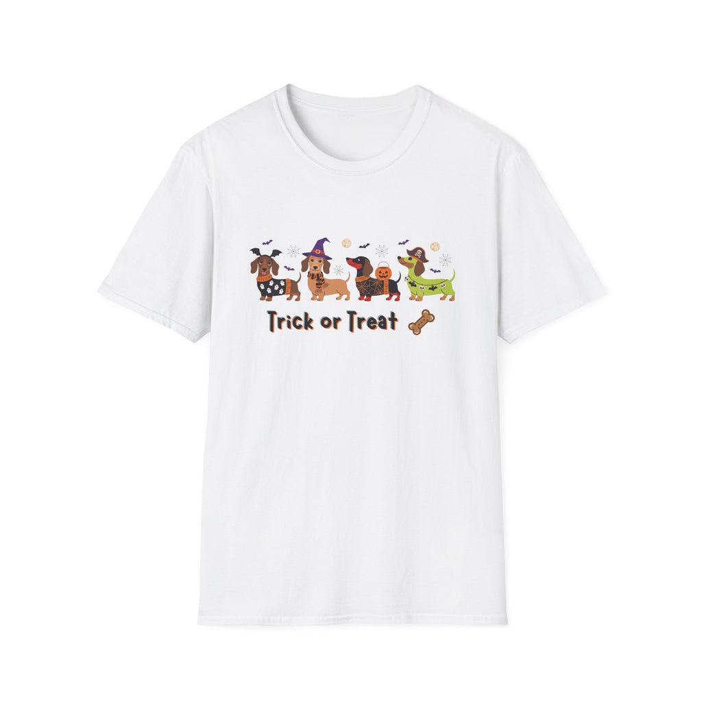 Halloween Dachshund T-Shirt — Trick or Treat Wiener Dog Tee