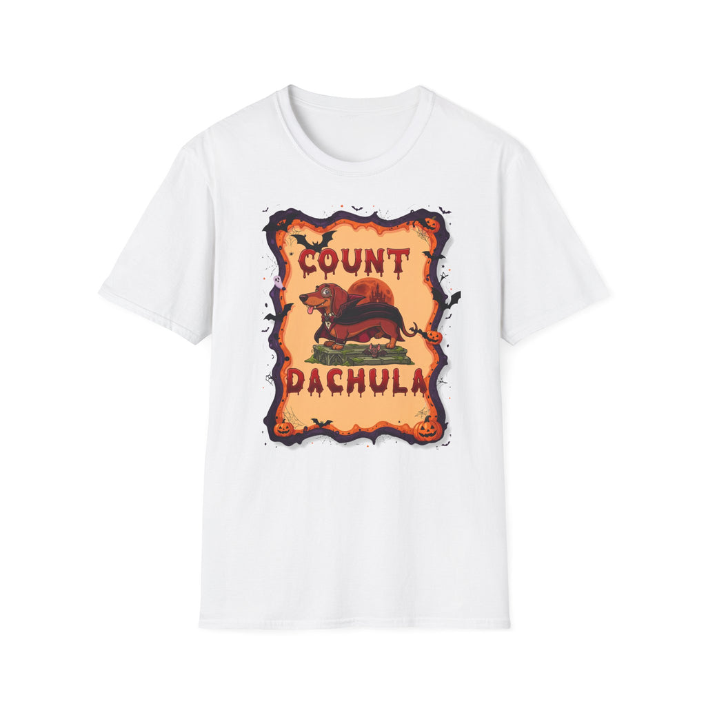 Count Dachula T-Shirt — Funny Halloween Dachshund Tee