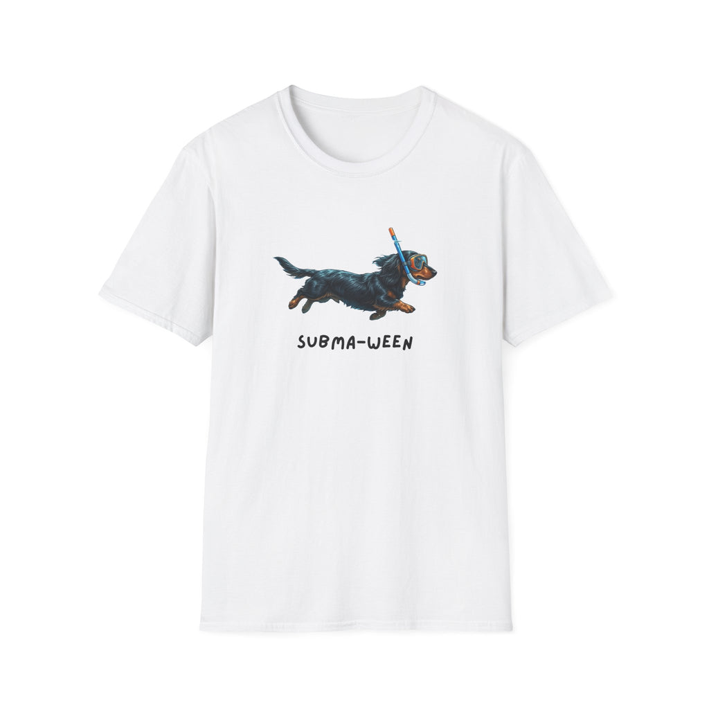 Subma-Ween Dachshund Snorkel Tee — Cute Dog Halloween T-Shirt