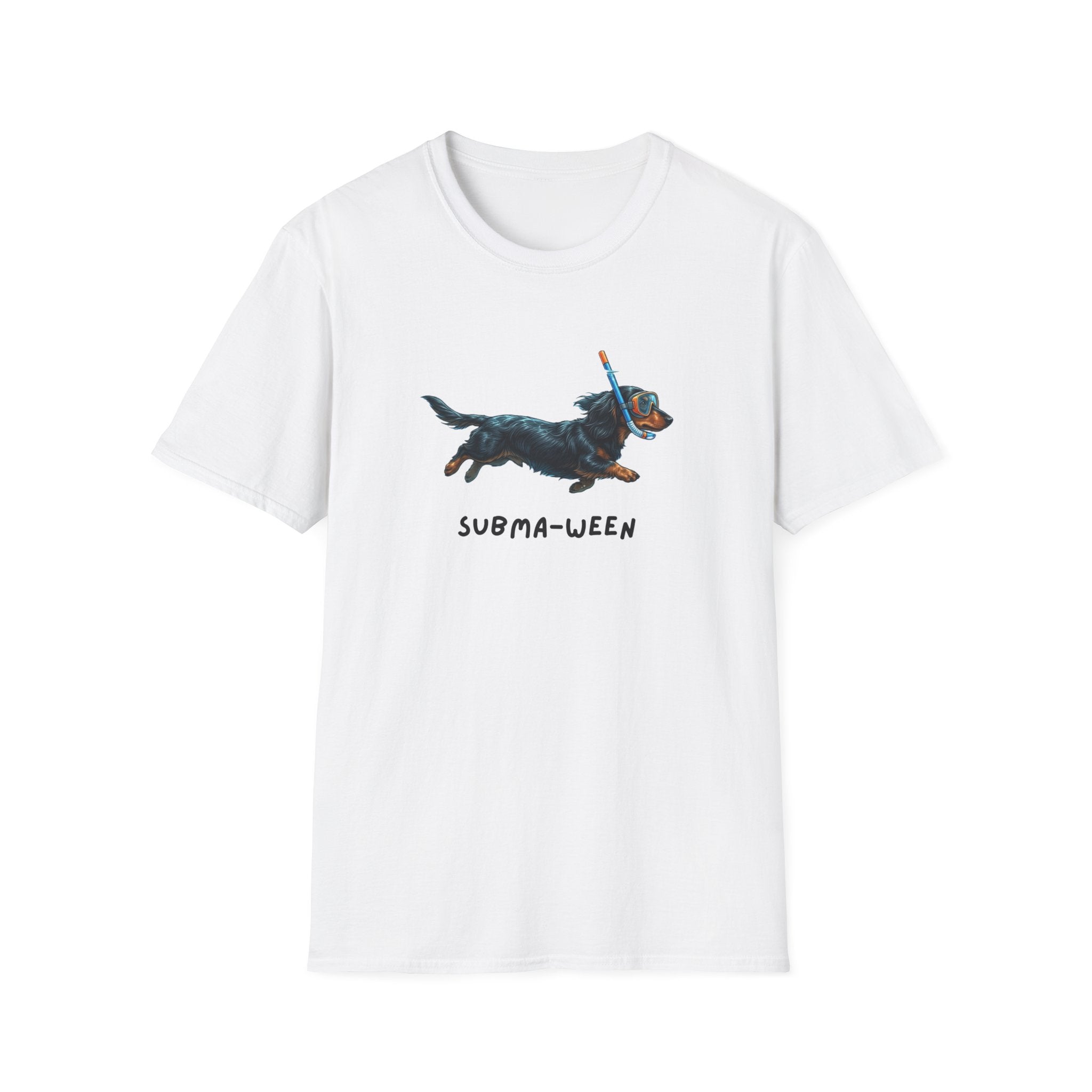Subma-Ween Dachshund Snorkel Tee — Cute Dog Halloween T-Shirt