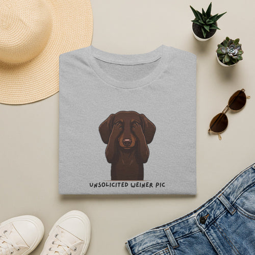 Dog Lover T‑Shirt – "Unsolicited Weiner Pic" Dachshund Graphic Tee