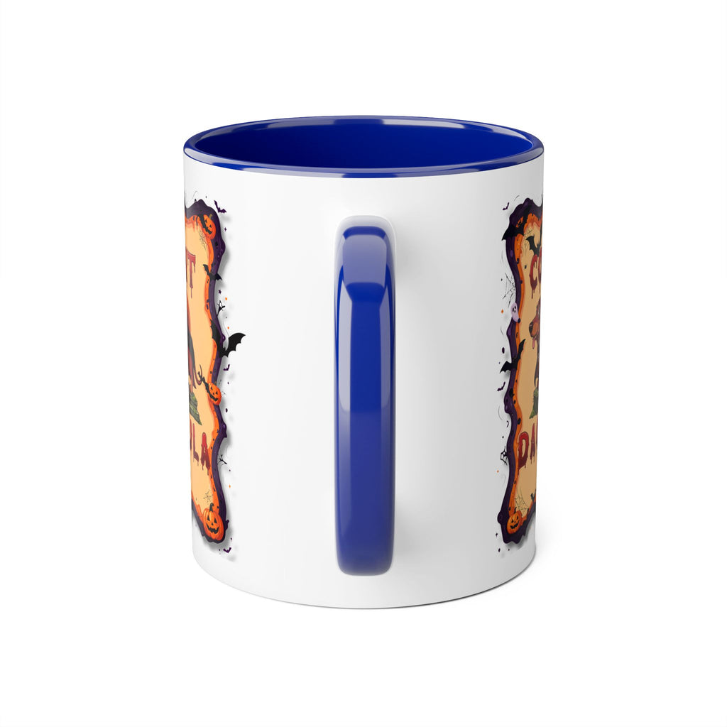 Count Dachula Mug — Funny Halloween Dachshund Coffee Cup (11oz Accent)