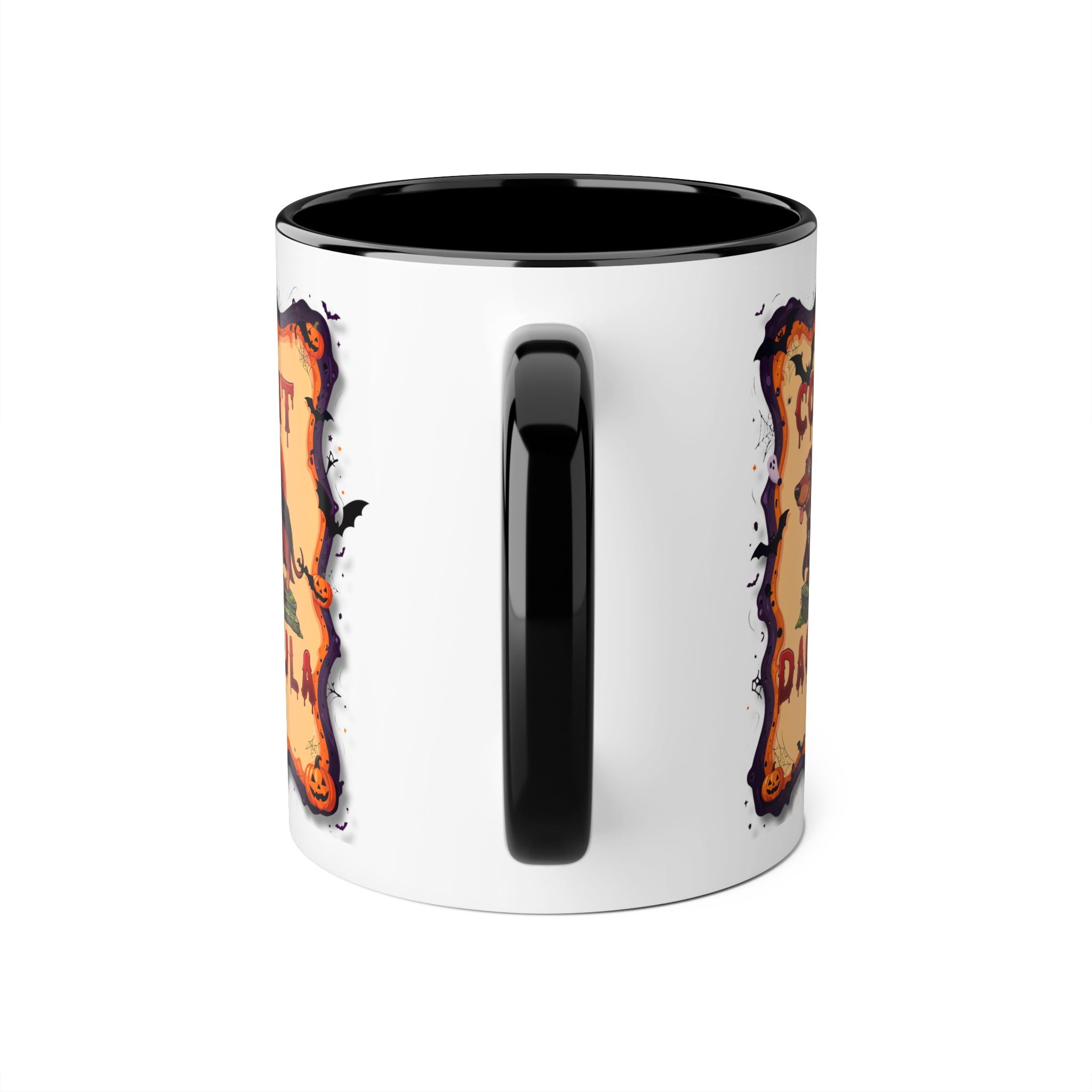 Count Dachula Mug — Funny Halloween Dachshund Coffee Cup (11oz Accent)