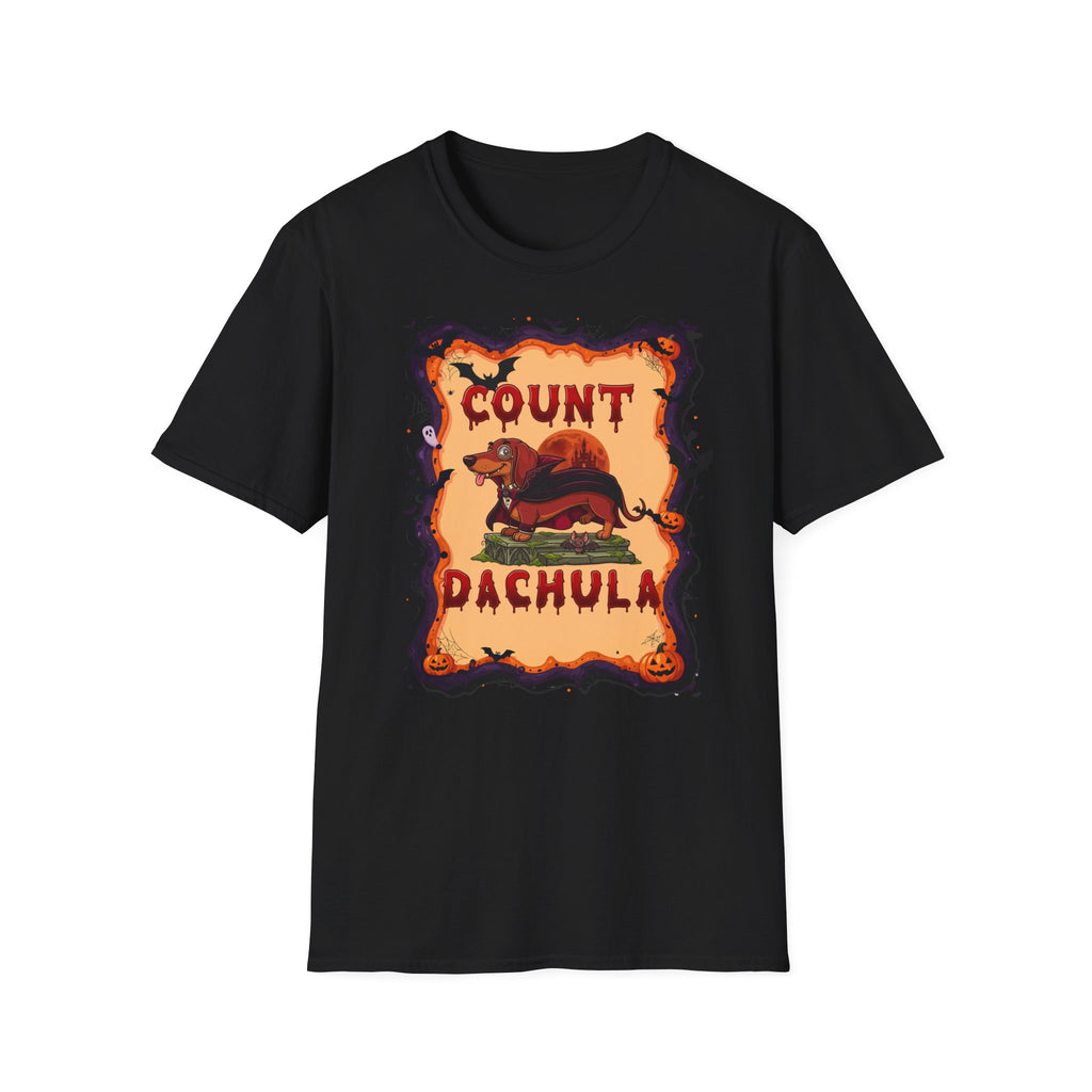 Count Dachula T-Shirt — Funny Halloween Dachshund Tee