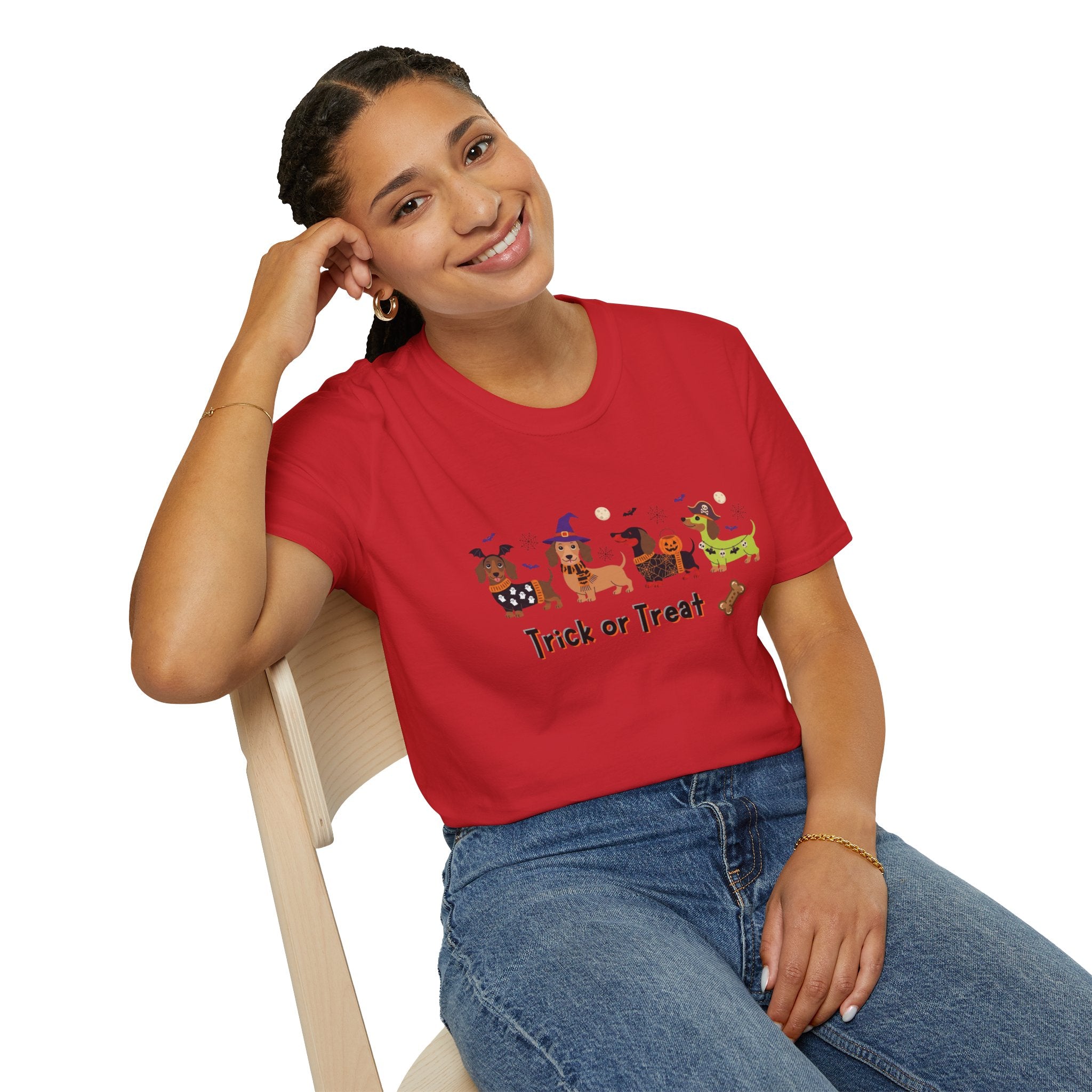 Halloween Dachshund T-Shirt — Trick or Treat Wiener Dog Tee