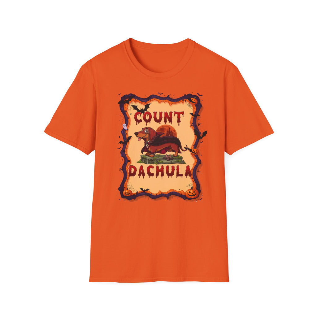 Count Dachula T-Shirt — Funny Halloween Dachshund Tee