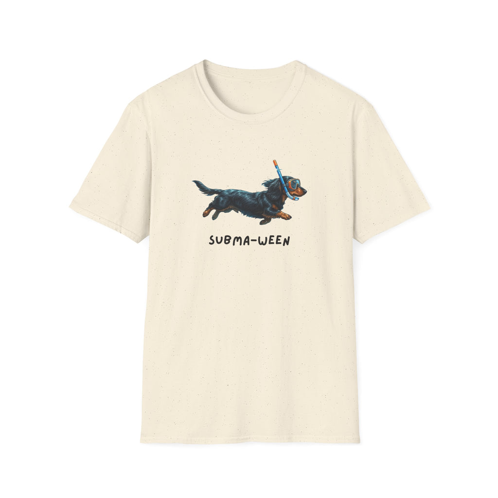 Subma-Ween Dachshund Snorkel Tee — Cute Dog Halloween T-Shirt