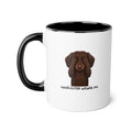 Unsuspecting Wiener Dog Mug — "Unsolicited Weiner Pic" 11oz Accent Coffee Cup