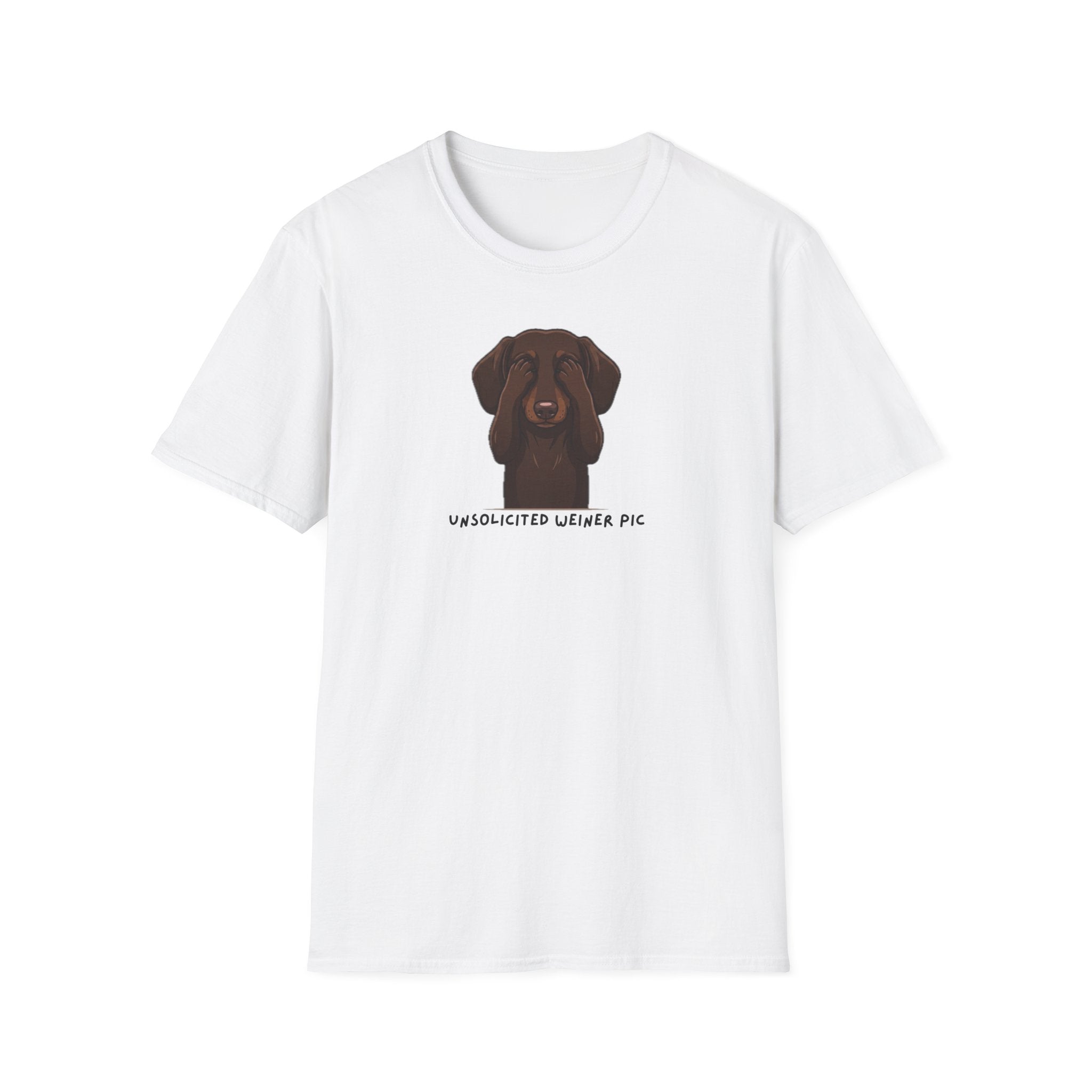 Dog Lover T‑Shirt – "Unsolicited Weiner Pic" Dachshund Graphic Tee